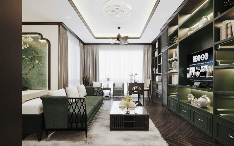 Không gian và bố cục trong thiết kế Indochine