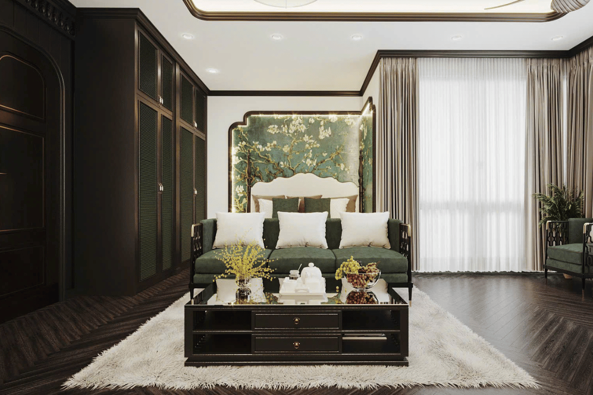 Không gian sống được thiết kế tại đây trở thành một nơi ẩn náu lý tưởng giữa dòng chảy nhộn nhịp của cuộc sống.