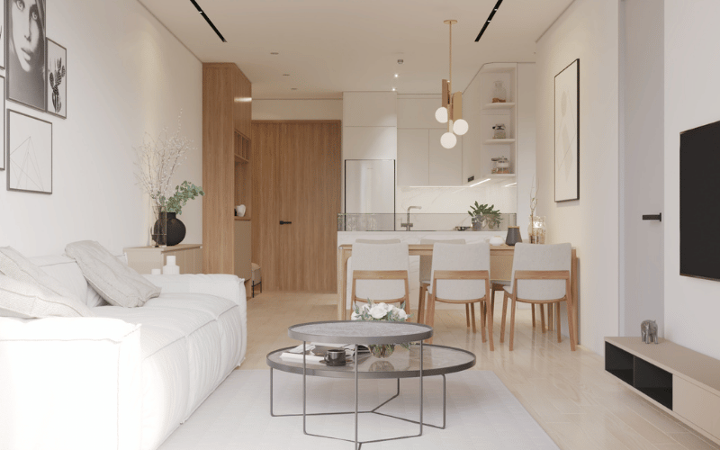Giải pháp thiết kế và thi công toàn diện cho căn hộ 120m²